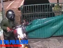 Rumah Dinas Tentara di Surabaya, di Obok Obok Maling Motor KLX Raib Hitungan Detik.