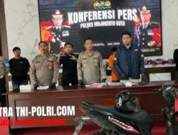Perampok Wanita Open BO Asal Surabaya Diringkus di Mojokerto.