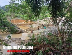 Penambangan Emas Ilegal Ancam Persawahan Desa Rantau Alai, Merangin.