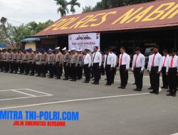 Upacara Peringatan ke-80 Hari Lahir Pancasila di Polres Nabire Berlangsung Khidmat