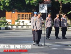 Pasca Kaburnya 19 Tahanan, Kapolres Nabire Pimpin Apel Siaga