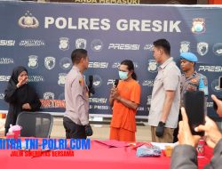 Kapolres Gresik Ungkap Kasus Ayah Tiri Setubuhi Anak Sambung di Wringinanom