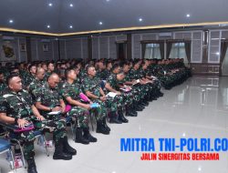 Kolonel Marinir Ena Sulaksana Berikan Pengarahan Awal Kepada Seluruh Perwira Pasmar 1