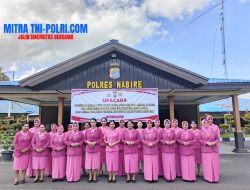 Diam tapi Berdampak, Bhayangkari Polres Nabire Terima Apresiasi Kapolres.