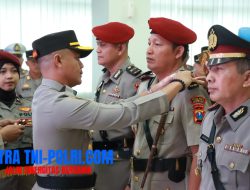 Polres Gresik Gelar Serah Terima Jabatan Kasat Resnarkoba dan Kasat Tahti Polres Gresik