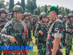 Danrem 081/DSJ Pimpin Riksiap Ops Pelepasan Latpratugas Satgas Pamtas RI – PNG Yonif 511/DY Blitar