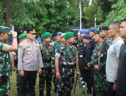 Jelang Kunjungan Wakil Presiden RI Gibran Rakabuming Raka, TNI-Polri Gelar Apel Pengamanan VVIP