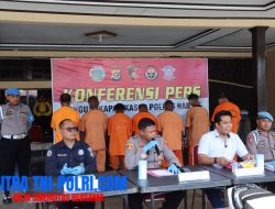 Konferensi Pers Polres Nabire: Kasus Asusila dan Curanmor Terungkap