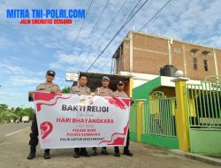 Polsek Buer Gelar Bakti Sosial Religi di Masjid Nurul Yakin Sambut Hari Bhayangkara Ke-79