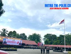 Polres Nabire Gelar Apel Pasukan Gabungan Jelang HUT Bhayangkara ke-79