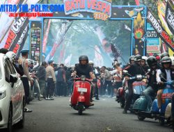 Hari Bhayangkara ke -79 Polres Batu Gelar Vespa Fest 2025 Dukung Industri Pariwisata