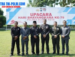 Forkopimda Blitar Raya Hadiri Upacara Hari Bhayangkara ke-79 “Polri Untuk Masyarakat”, Wujud Sinergi Dan Pengabdian