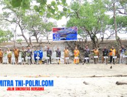 DLH Nabire dan TNI AL Tanam 1.500 Mangrove untuk Atasi Abrasi Pesisir.