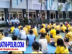 Koramil 0830/19 Karangpilang Melaksanakan Kegiatan Sosialisasi  PBB di SMA Karitas III Surabaya