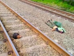Seorang Pria Paruh Baya Tewas Tertemper Kereta di Perlintasan Kalijaya Cikarang