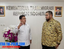 Bertemu Bupati Halmahera Selatan, Wamen Viva Yoga Dorong Desa Persiapan di Kawasan Transmigrasi Menjadi Desa Definitif