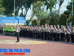 Polres Gresik Gelar Apel Pasukan Operasi Patuh Semeru 2025, Tanda Dimulainya Penertiban Berlalu Lintas