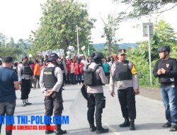 Pengamanan Humanis Warnai Aksi Damai di Nabire: Kerja Sama Adalah Kunci