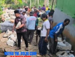 Takut Abrasi .Warga Dukuh Jatimalang Ngulanwetan Kerja Bakti Membuat TPJ