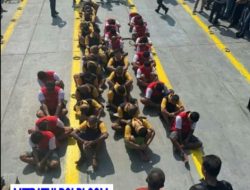 37 Napi Asal Jawa Timur Dipindahkan ke Nusakambangan, Diantaranya dari Rutan Kelas I Surabaya di Medaeng Sidoarjo