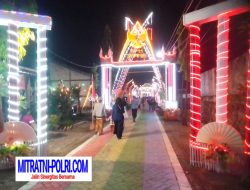 Kampung Viral ! Begitu Cantiknya Dusun Biyodo Desa Beton Gresik Pada Malam Hari