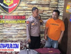 Buron Hampir Sepekan, DPO Kasus Pencurian di Ngadiluwih Ditangkap Polisi Disebuah Kos