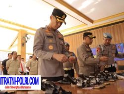 Kapolres Madiun Cek 32 Senpi, Anggota Wajib Tes Urine Antinarkoba