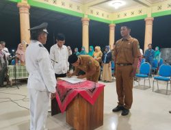 Sukoyo Kepala Desa Sukodadi Lantik Dua Kepala Dusun Baru di tengah Persiapan Rayakan Hari Kemerdekaan RI