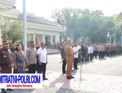 Jogo Lamongan Polres Lamongan Gelar Apel Kebangsaan dan Doa Bersama 