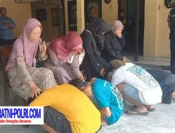 Gerombolan Bocil Pemotor di Jombang Mewek Saat Dijemput Ortu