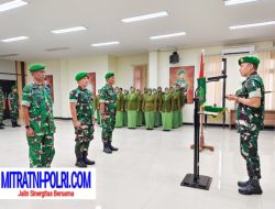 Resmi Berganti Rotasi Jabatan Sejumlah Danramil di Kodim 0817/Gresik