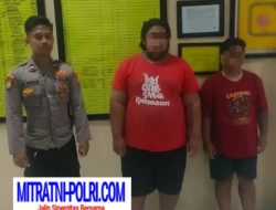 Disaat Sedang Tertidur, Kakak Adik Asal Kemasan Ini Dibekuk Polsek Kediri Kota