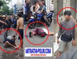 Tiga Pemuda Diduga Curi Beras Dihajar massa di Simo Gunung Kramat Timur Surabaya