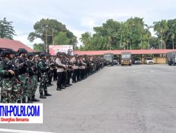 Polres Nabire Gelar Apel dan Patroli Skala Besar Antisipasi HUT KNPB 2025
