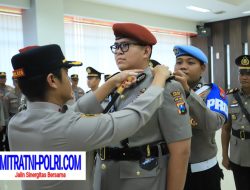 Sertijab Jajaran Polres Gresik, Kapolres Gresik AKBP Rovan Mahenu Tekankan Penguatan Pelayanan Publik.