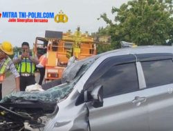Naas 2 Warga Bangkalan Tewas, Mobil Avanza Tabrak Truk di Tol Jombang