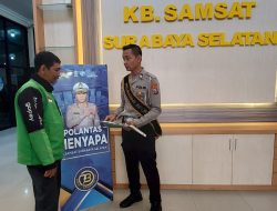 Polantas Menyapa Anggota Samsat Surabaya Ketintang Surabaya Optimalkan Pelayanan kian Cepat.